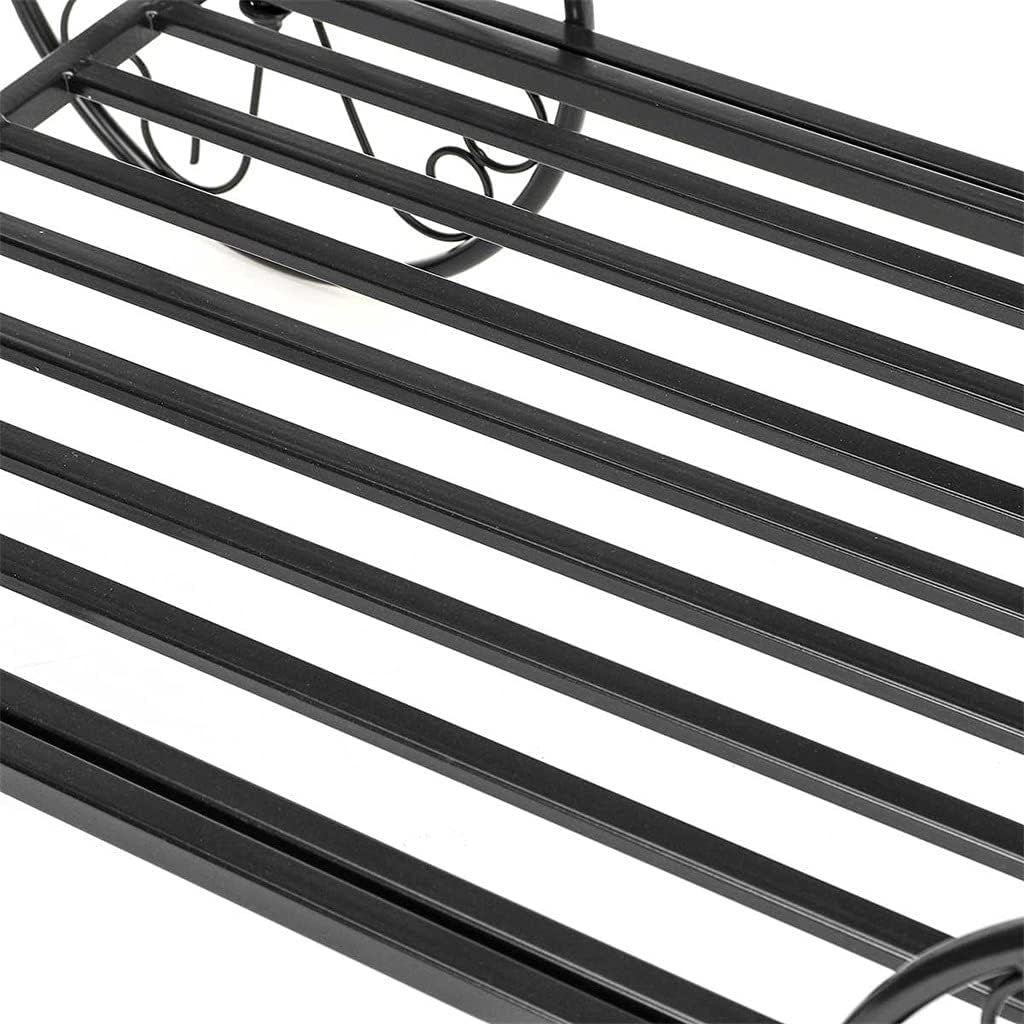 Multi-tiers Flower Plant Holder Stand Rack Metal Plant Stand Balcony Garden Flower Plant Stand(D)