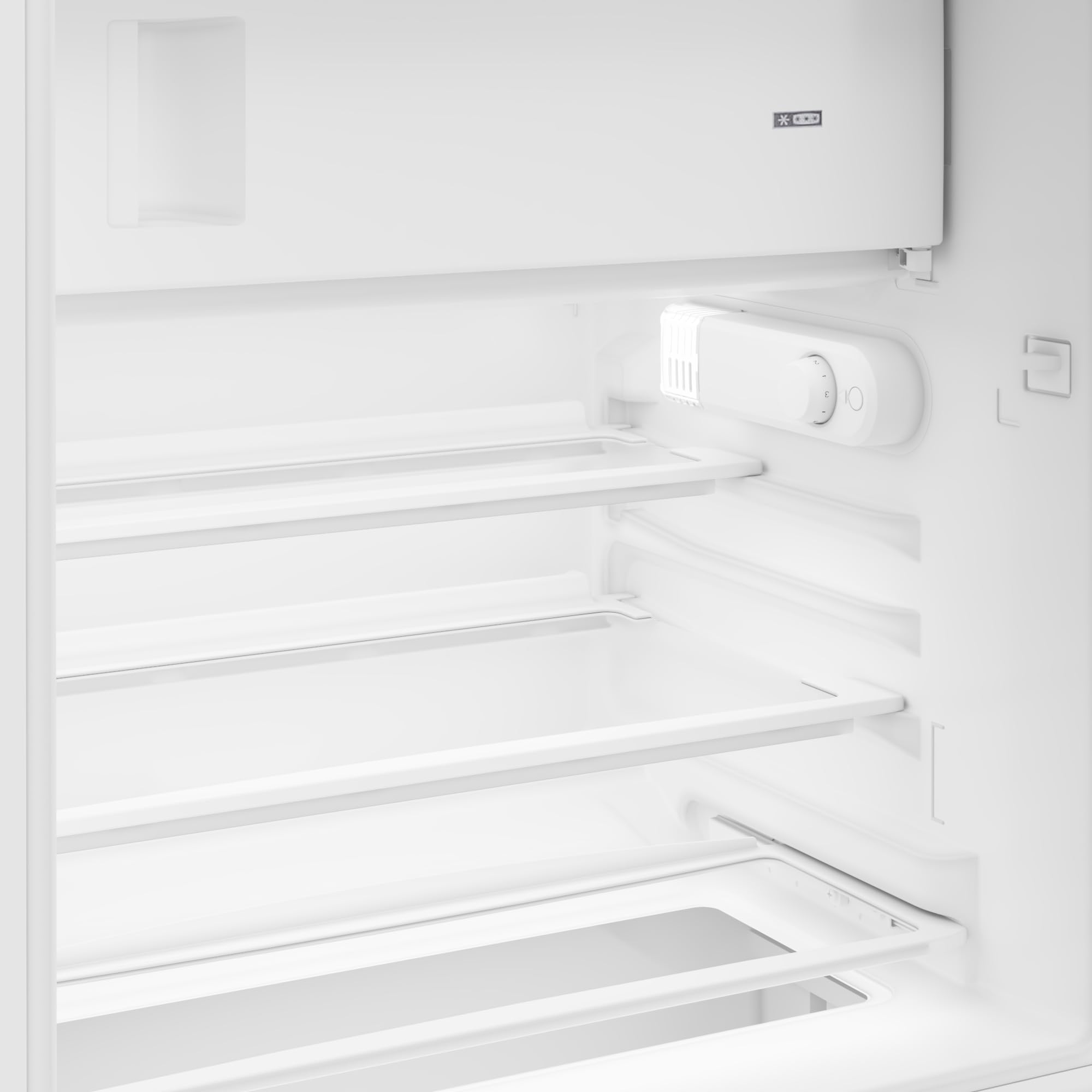 BEKO BU1153HCN - Réfrigérateur intégrable Table Top 107L (92+15L) - Froid statique - L59,5x H81,8cm - Blanc