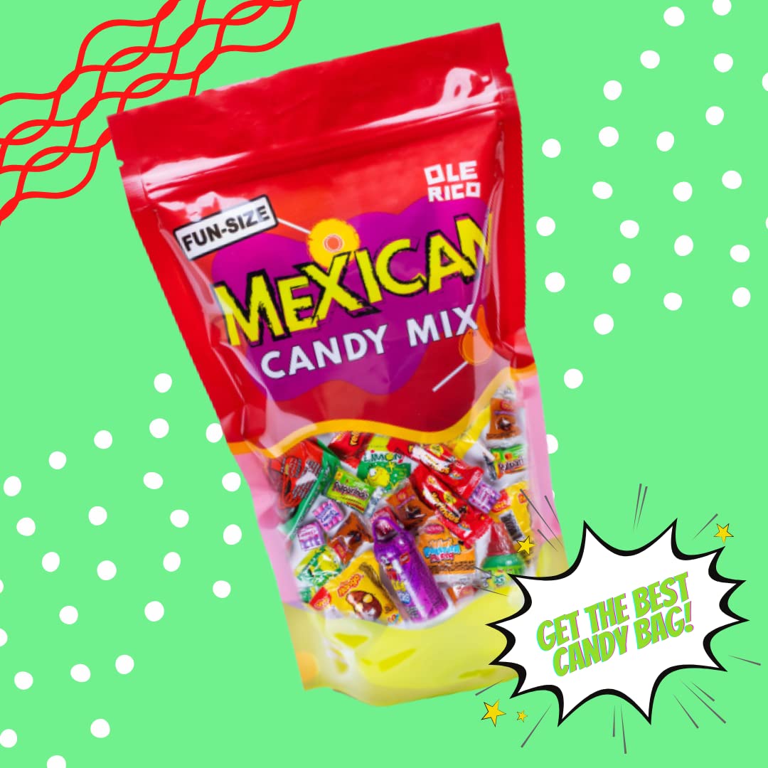 Mexican Candy Mix Bag (40 Count) Sweet, Sour and Spicy Candies by Ole