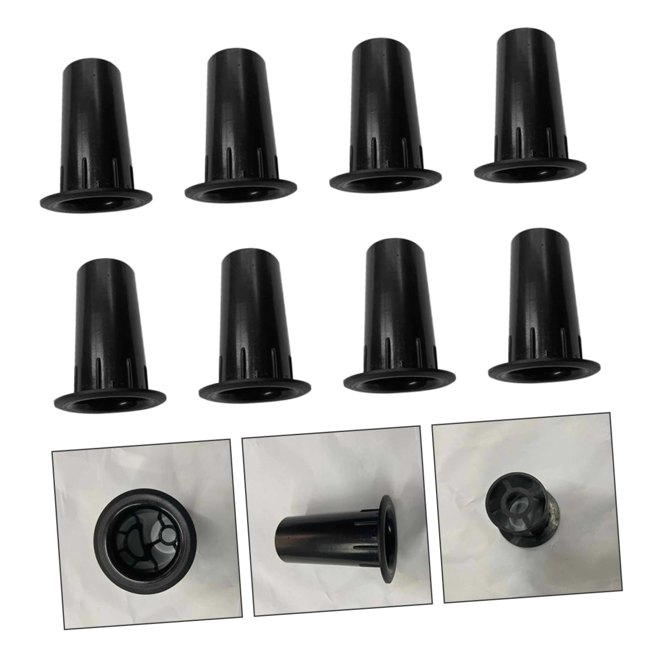 HOMSFOU 20pcs Speaker Port Tube Plastic Subwoofer Air Outlet Supply for Enhanced Bass Easy Installation Low Distortion Sound Quality for Speaker Cabinets