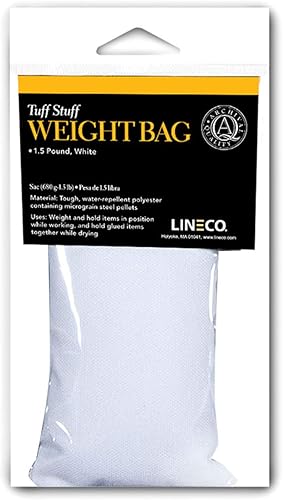 Lineco Tuff Stuff - Bolsas de peso resistentes que contienen 1.5 libras de pellets de acero de micrograno, para hacer bolsas de deporte y lona,