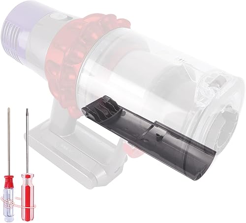 Reemplazo de contenedor pequeño para aspiradora Dyson V10 SV12, deflector ciclónico de 6 pulgadas, parte n. 969924-01, piezas de repuesto para Reemplazo de contenedor pequeño para aspiradora Dyson V10 SV12, deflector ciclónico de 6 pulgadas, parte n. 969924-01, piezas de repuesto para