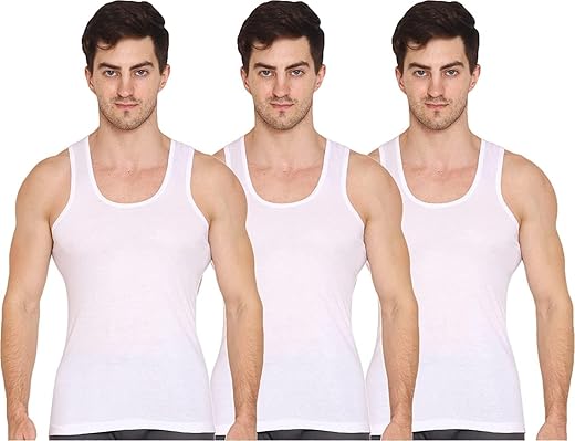 VIP Supreme Men’s Cotton Vest (Pack of 3)