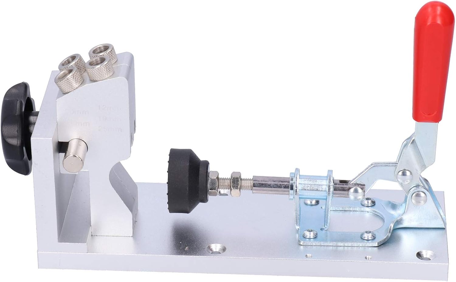 Gearwell掘削ロケーター、パンチングポジショナー、アルミニウム合金木工ツール、正確な穴掘削のための真空クリーナーアタッチメント