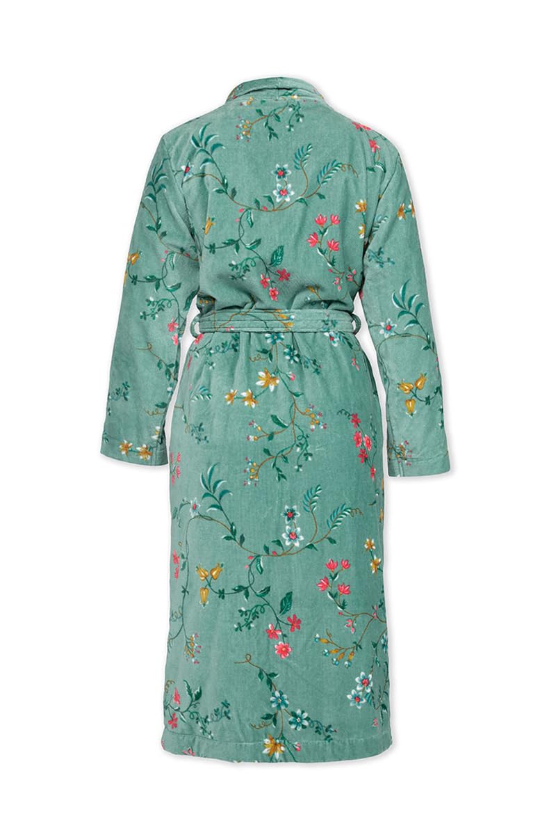 Pip Studio Bademantel Les Fleurs Grün XS
