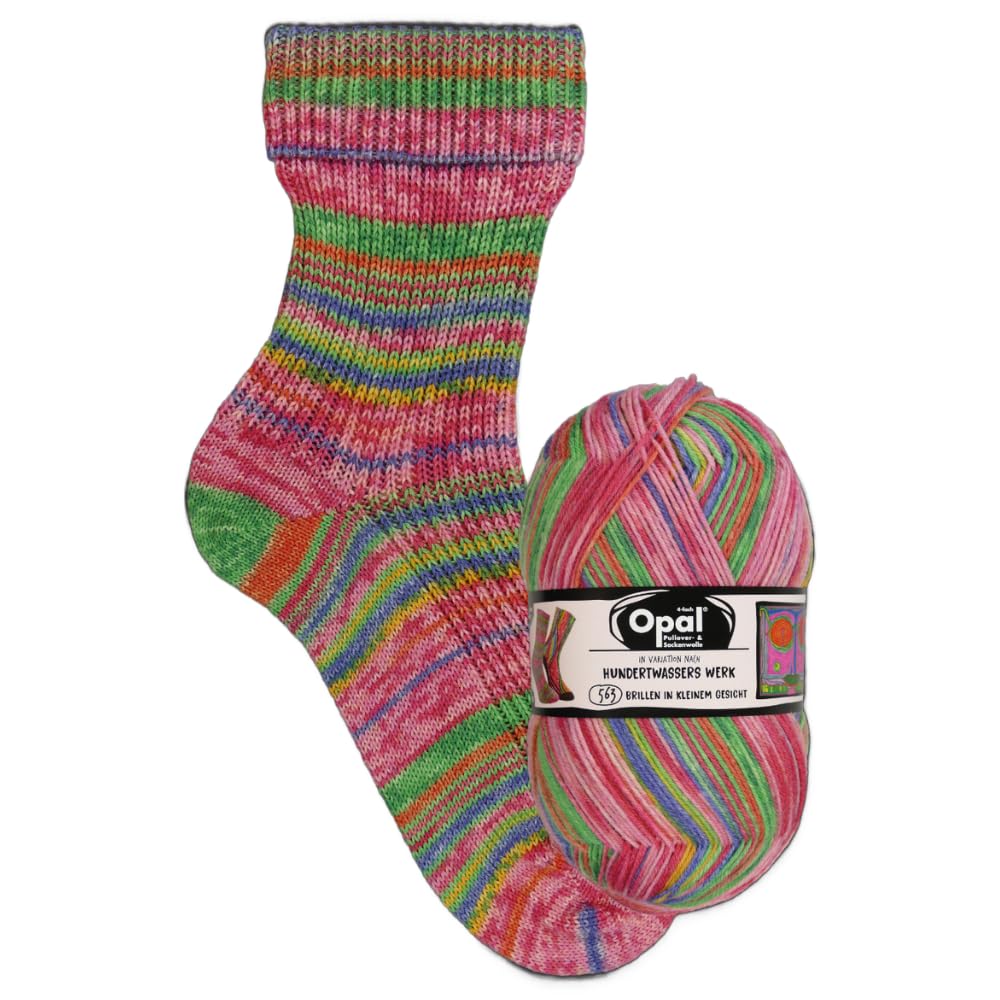 Opal - Opal Nach Hundertwasser Edition 4051-563 (425m) 4-Ply Durable Sock Yarn - 1x100g