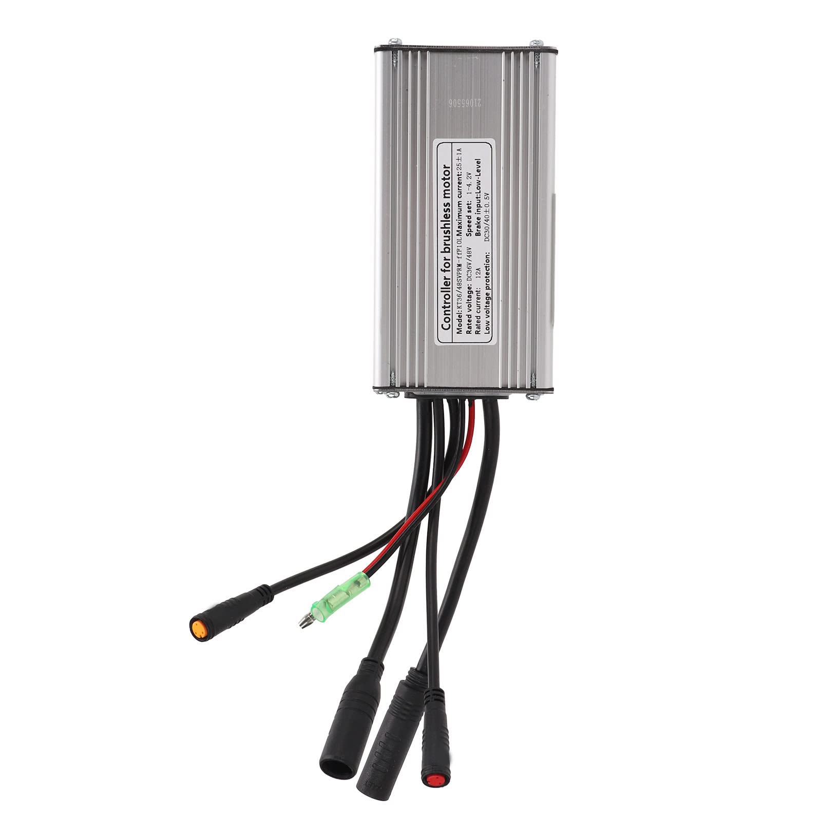 Controller Motore CC Senza spazzole, Controller sinusoidale 36V/48V 25A Impermeabile per Bicicletta elettrica