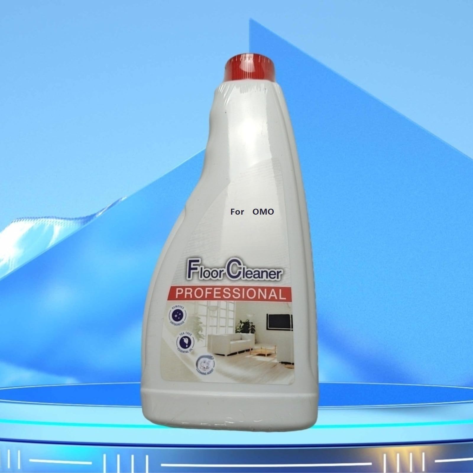 Solución de limpieza de pisos。 Compatible para Roborock S5/S6/S7/Series 。 480ML(16.23fl oz)。 Líquido limpiador de suelos, accesorios para barredoras(4pcs)
