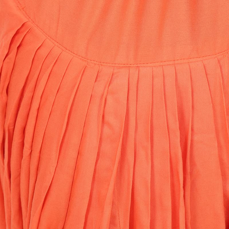 Image of APELLA Women's Cotton Orange Patiala Salwars, Women's Traditional Loose fit Patiala Pant.