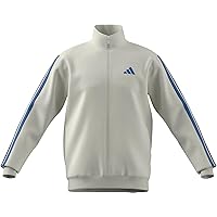 adidas Homme 3 Stripes Tricot Regular Track Top, off White