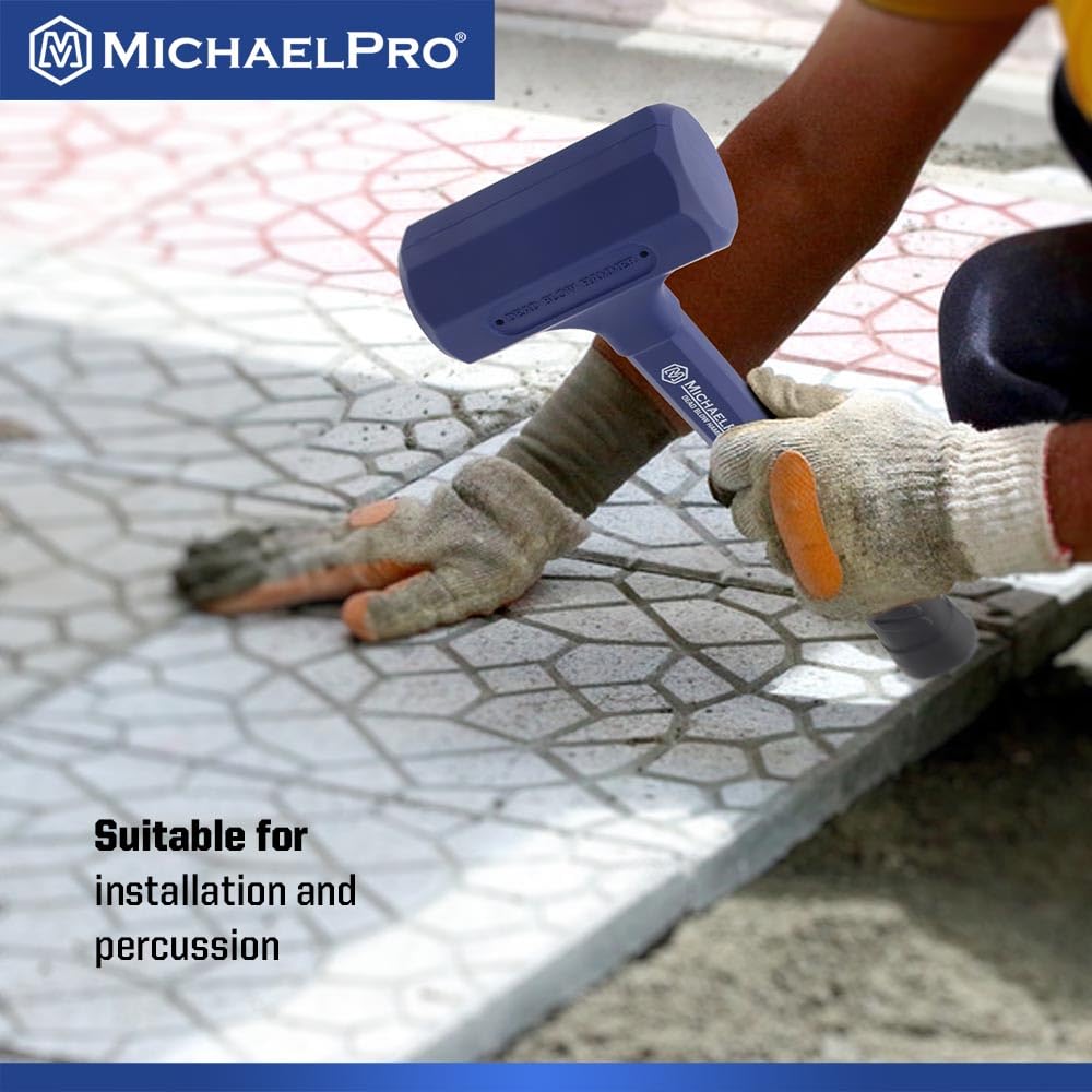 MichaelPro Dead Blow Hammer - 2.2 lb, Shockproof -7