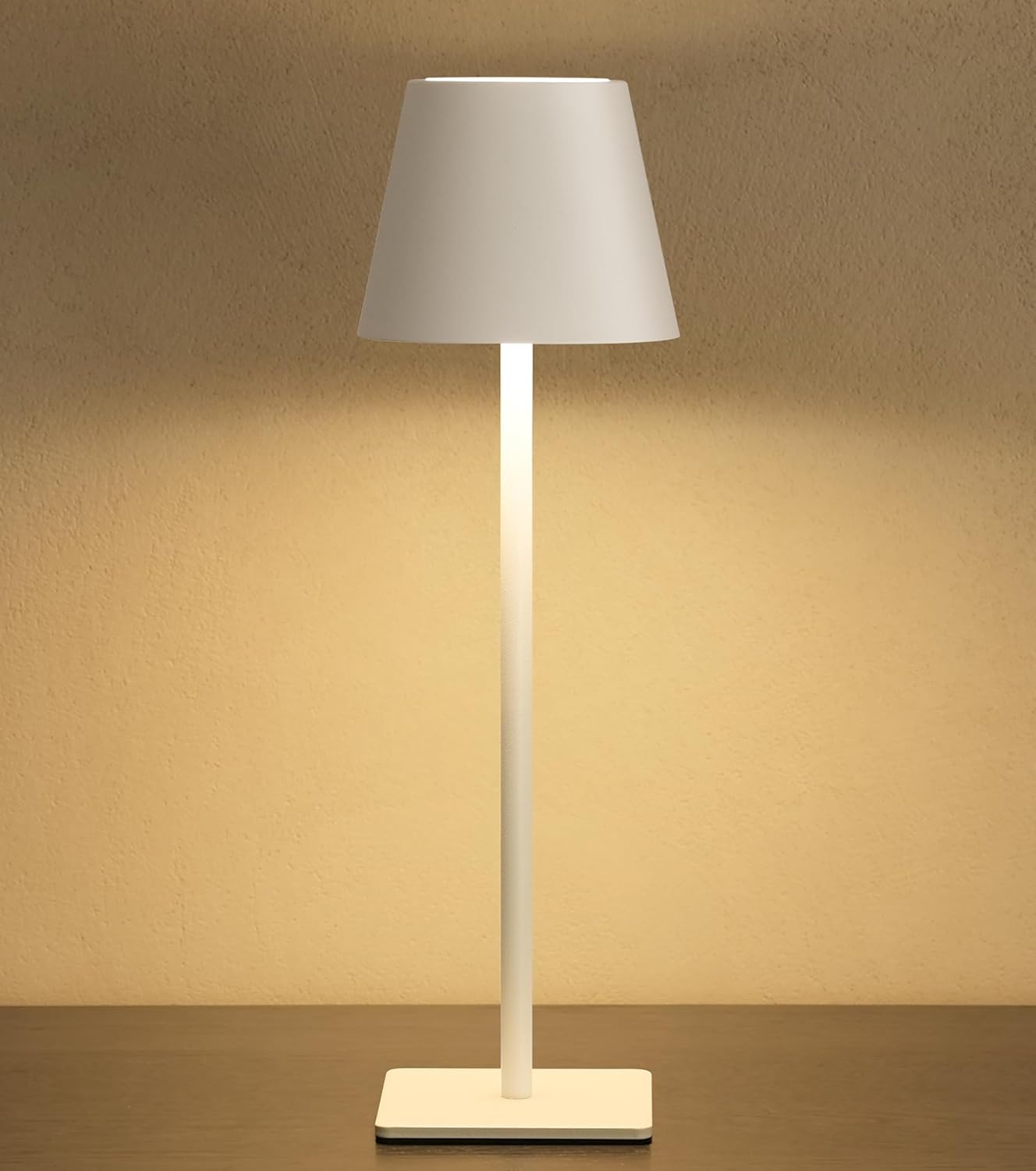 Luminária De Abajur Mesa Led Recarregável Com Touch Controle 11 * 38CM | Touch Controle