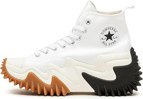 Miniatura 2 de Converse Tenis de gimnasia para mujer, color blanco y negro, miel, talla 6.5 de EE. UU, Miel de goma blanca y negra