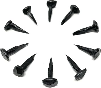 Metal Magery 5/8" Wrought Head Nails Decorative Antique Rose Head Nail QTY 50