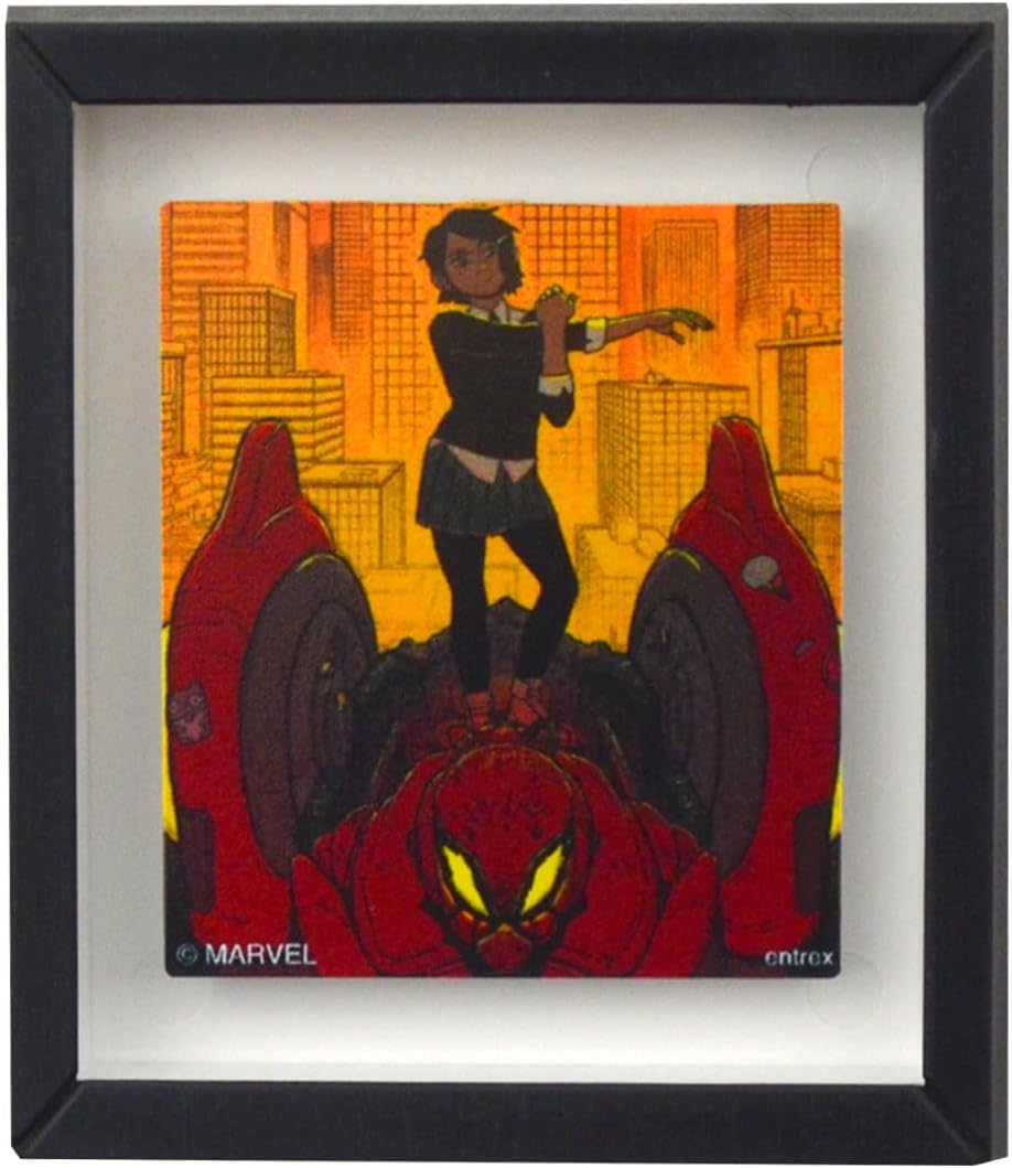 Entrex Marvel Frame Magnets, Spider-Man, 12 Types, Complete Set