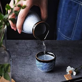 水月焼　恒方作　酒器セット 水月焼 恒方作 酒器セット