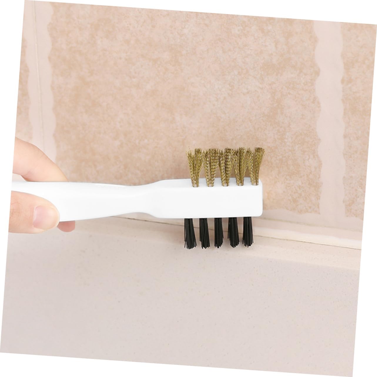 4pcs Gas Stove Cleaning Brush Wire Pot Pan Bottom Scrubber for Cooktop Crevice Comfortable to Hold Design for Deep Cleaning of Kitchen Appliances