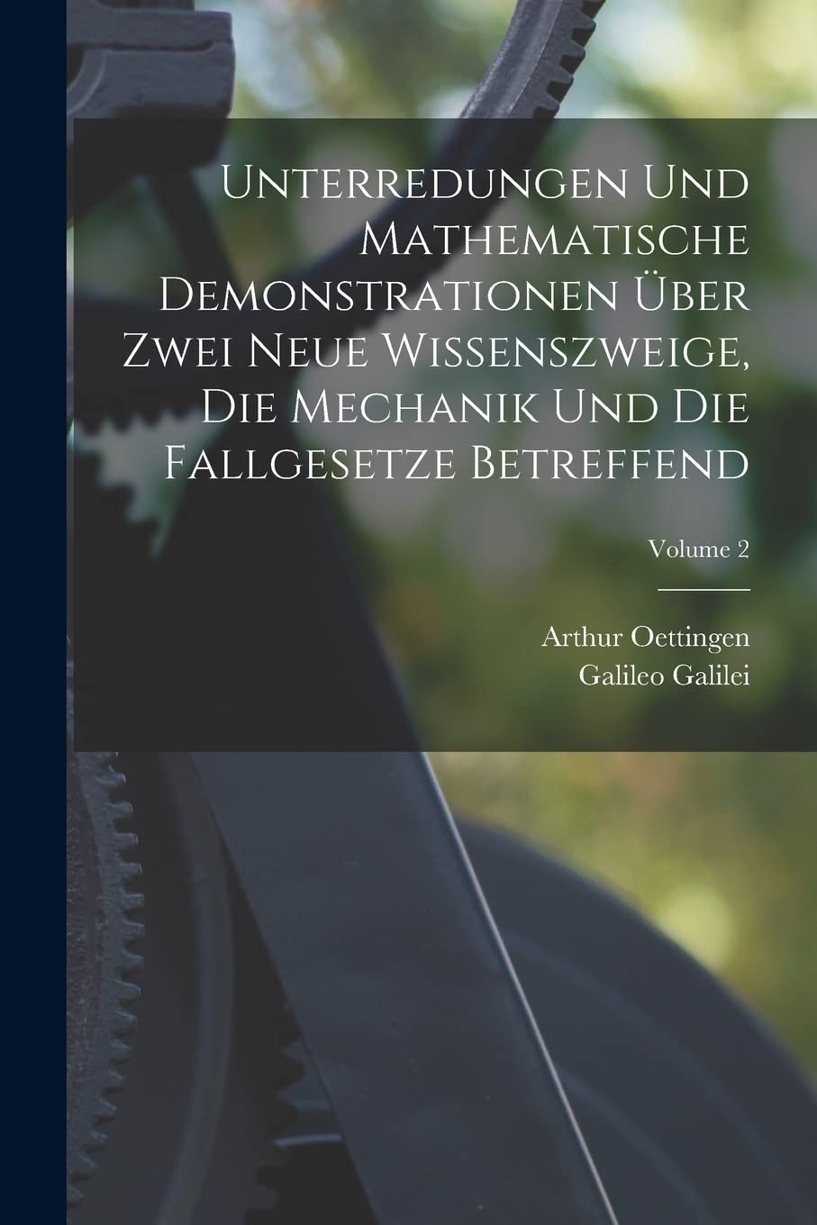 Unterredungen Und Mathematische Demonstrationen Üb
