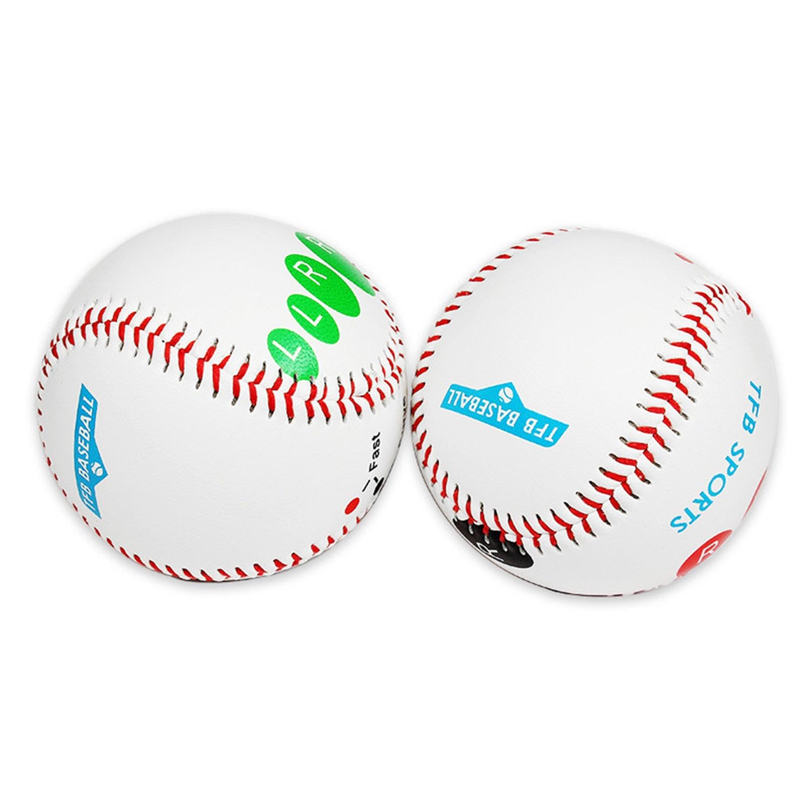 2 Piezas Pelota de Béisbol Estándar Pelota de Entrenamiento Pelota de Competición Balón de Práctica con Núcleo de de Madera Adecuada para