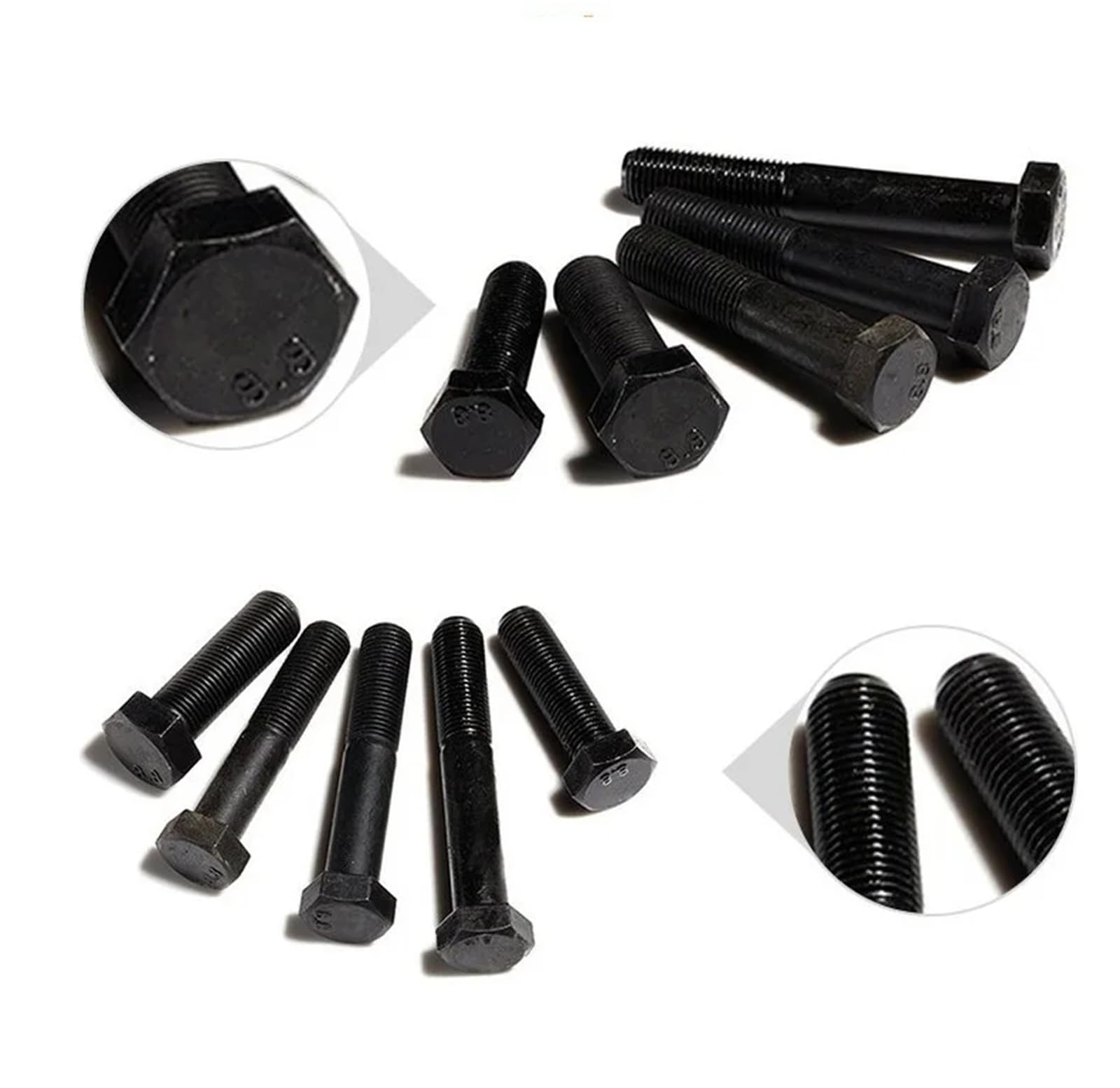 1~5pz Vite A Testa Esagonale Esterna A Filettatura Fine M8 M10 - Foto 3