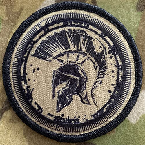 Molon - Helmet - 3" Circle Tactical Morale Patch - Coyote