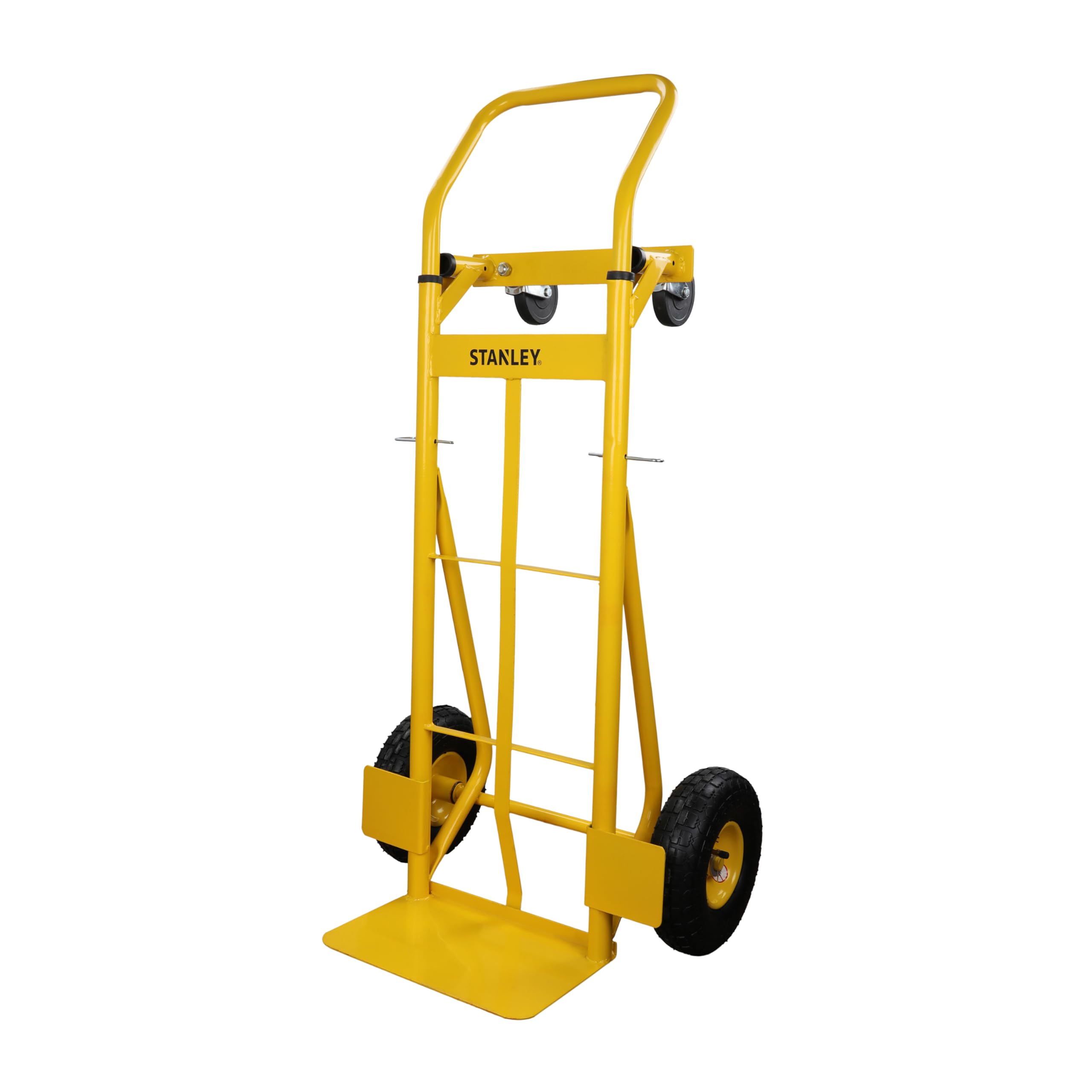 Stanley SXWT-MT519 2-in-1 Steel Multi Truck,Handtruck (150kg Capacity) & Platform (200kg Capacity),10"(260mm) Pneumatic Wheels, Dimensions: 46x58x143.5 cm, Loadplate Dimensions: 35.5x85 cm-picture-22