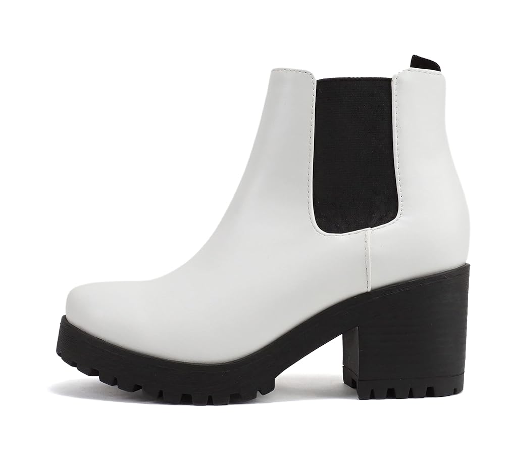 Amazon.com | Soda Top Shoes Jaber Ankle Boot W Lug Sole