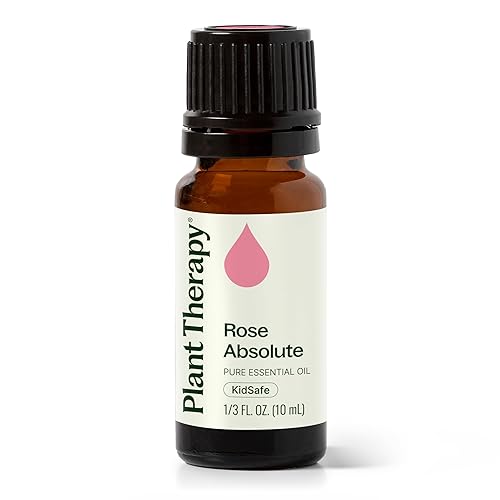 Plant Therapy Aceite esencial de rosa absoluta 100% puro, sin diluir, aromaterapia natural, grado terapéutico, 0.3 fl oz (1/3 oz)