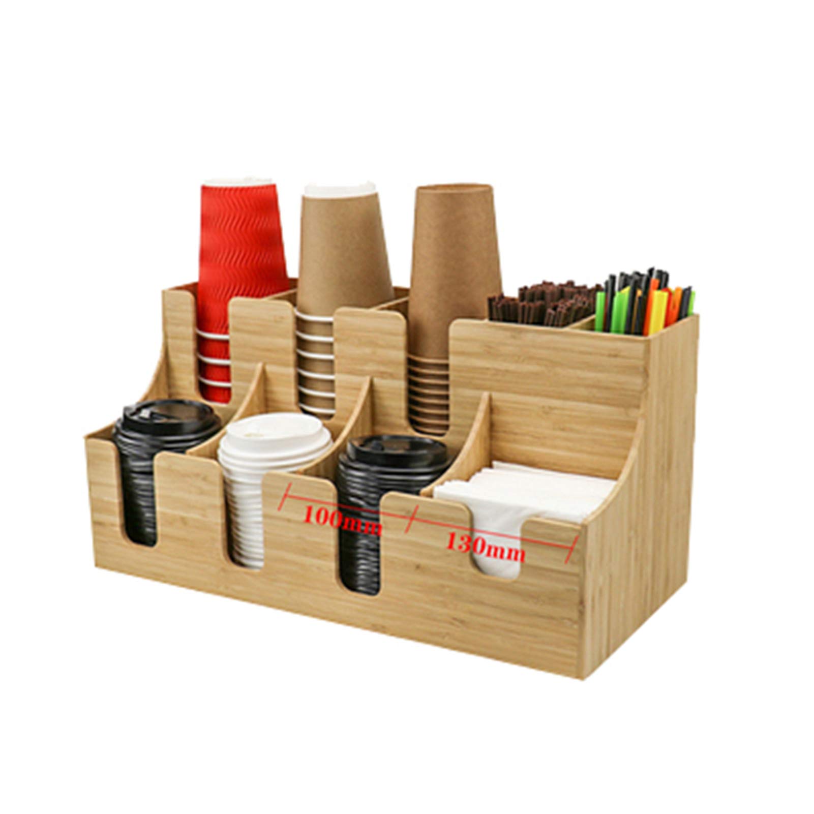 Distributeur de gobelets café et porte-épices pour comptoir de cuisine