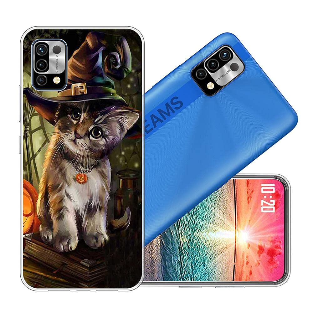 vingarshern Case for UMIDIGI Power 5 Cover Slim Fit Soft,Ultra Flexible TPU Bumper Cover for UMIDIGI Power 5 Case Silicone Shell Protector,Magic cat