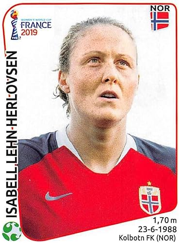 2019 Panini FIFA Women's World Cup France Album Stickers (Individual Sticker Only) Soccer #79 Isabell Lehn Herlovsen Norway 2 Inch by 2 12 Inch