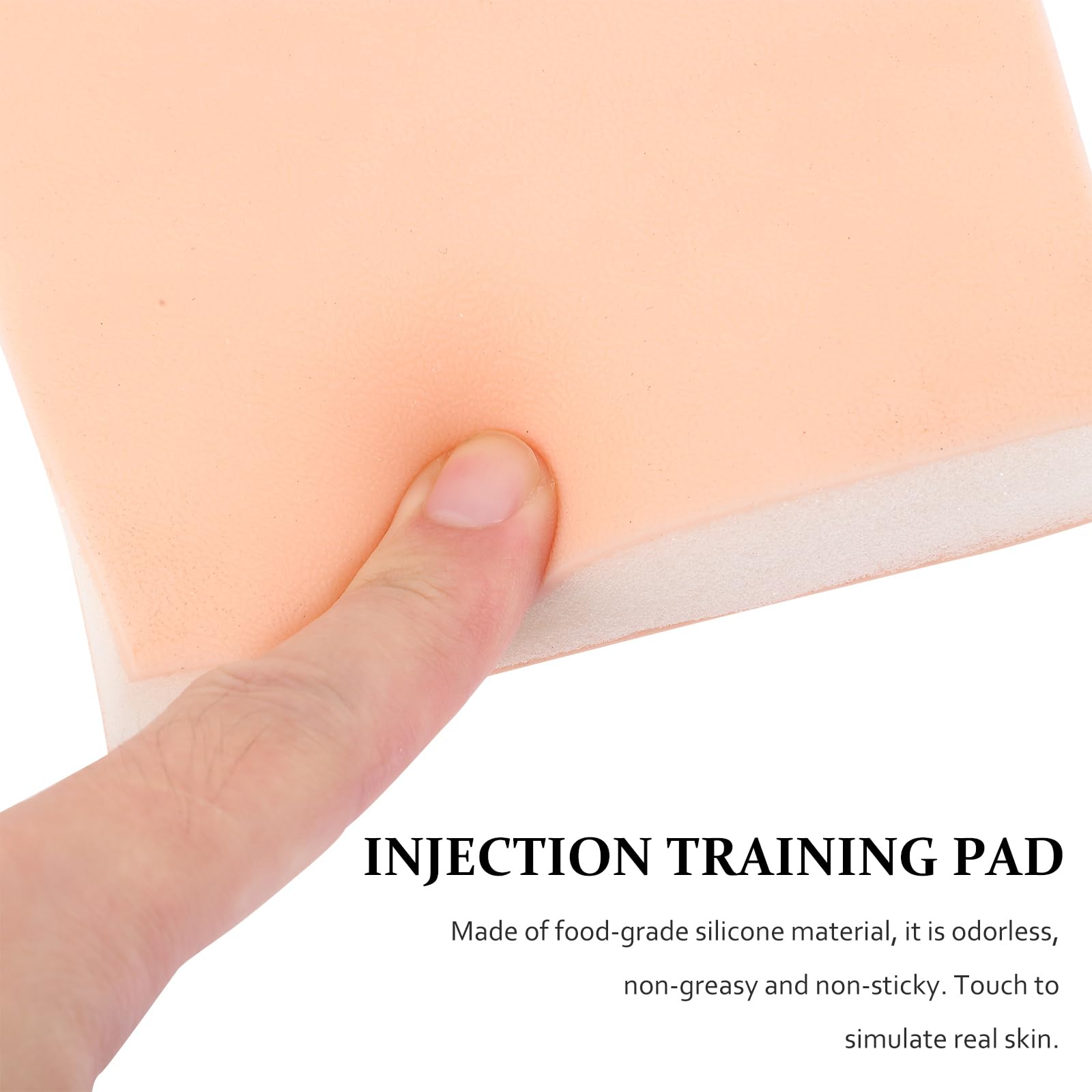ULTECHNOVO Injektionstrainingspad Schwamm 11.00 × 8.00 × 3.30 Cm – Subkutane Und Intramuskuläre Injektionstrainingspolster Für Medizinstudenten Pflegepersonal Tragbares Modell Für Injektionsausbildung