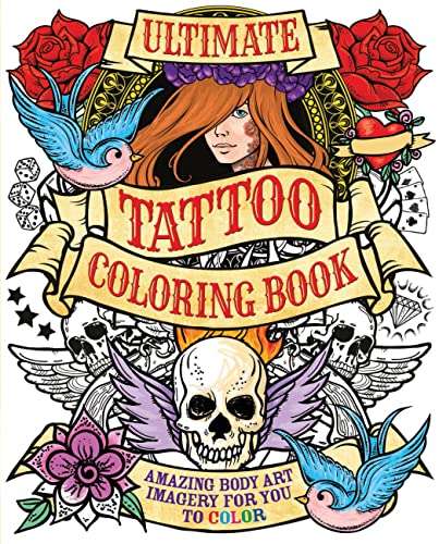 Ultimate Tattoo Coloring Book (Chartwell Coloring Books, 17)