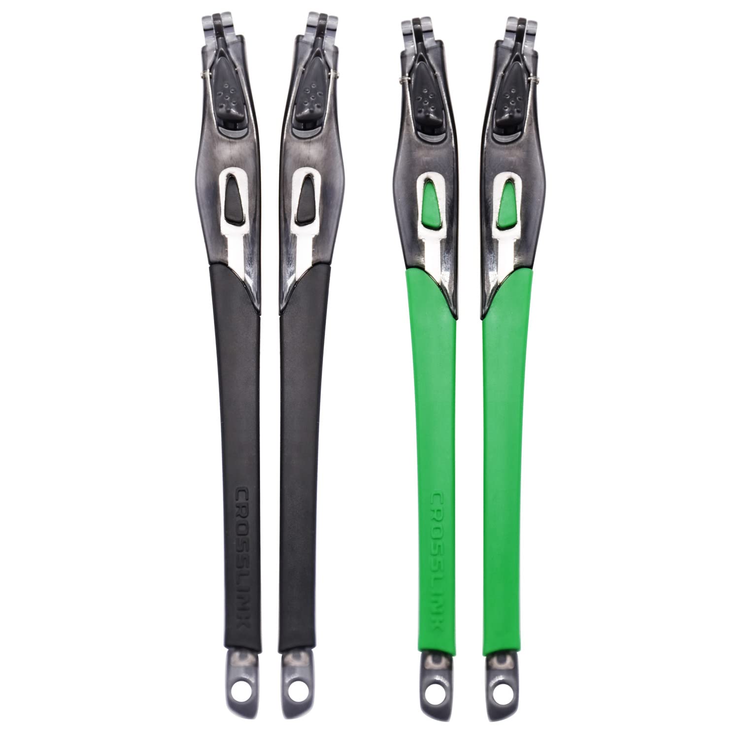 Branches de Lunettes Caoutchouc Vert Remplacement pour Oakley Crosslink Switch - 4