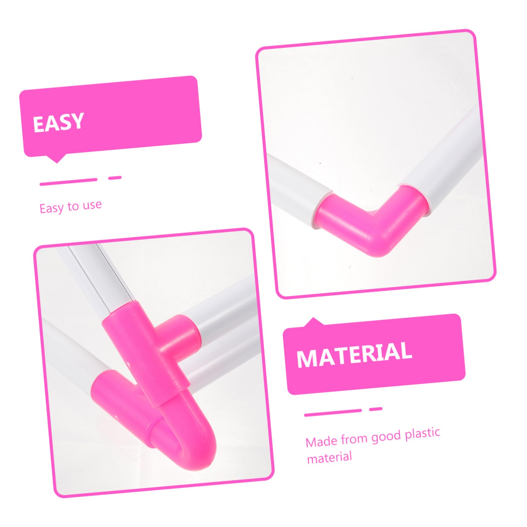 Tambour Broderie Plastique à Clip pour Point de Croix, Cadre Réglable