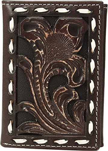 Ariat portefeuille trifold homme pour un style western élégant