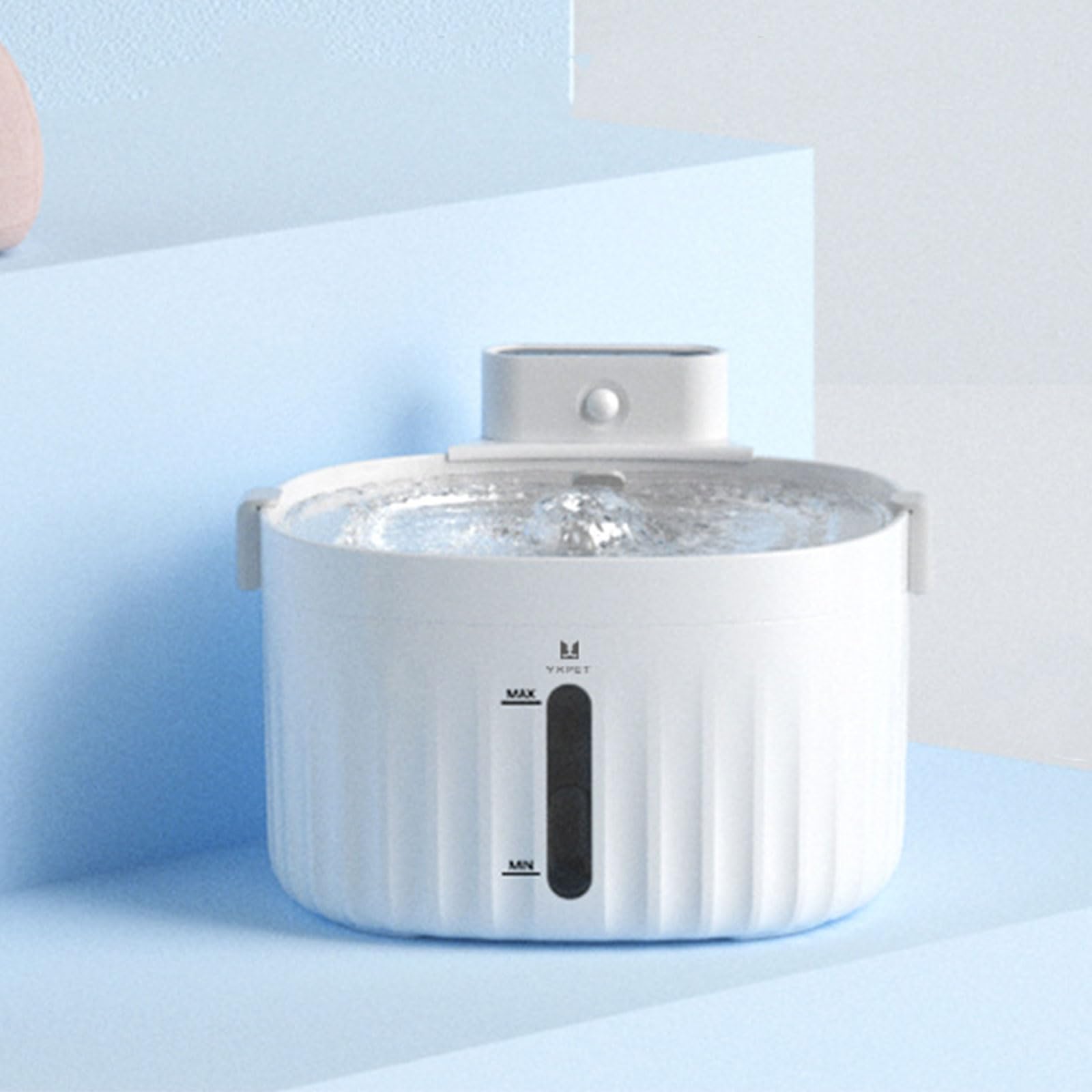 Dispensador automático de fuente de agua para gatos y mascotas, para perros, bebederos, recipiente, suministros de alimentación de agua, fuente con luz