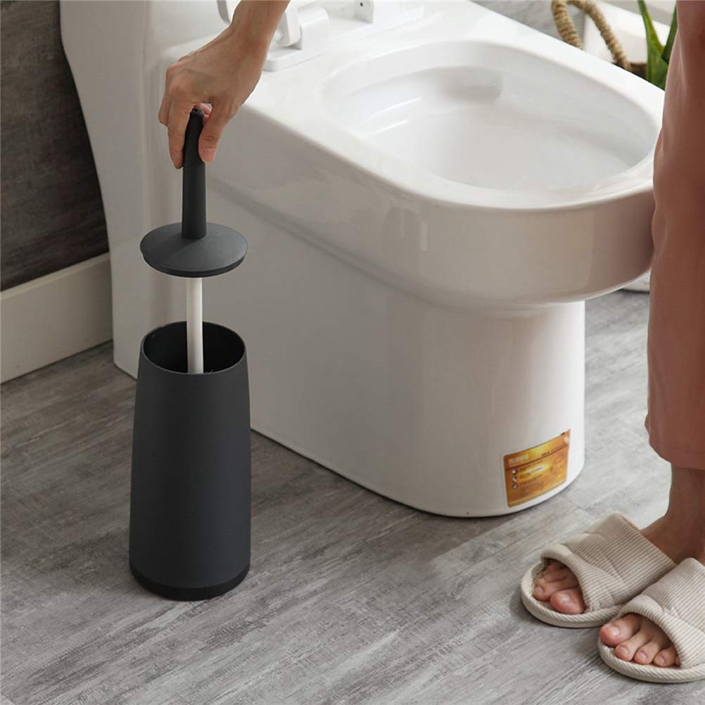 Spazzola da Toilette, con Attrezzature per la Pulizia Della Casa Di Base per il Bagno, il Bagno Di Washroom Facile da Pulire Nero