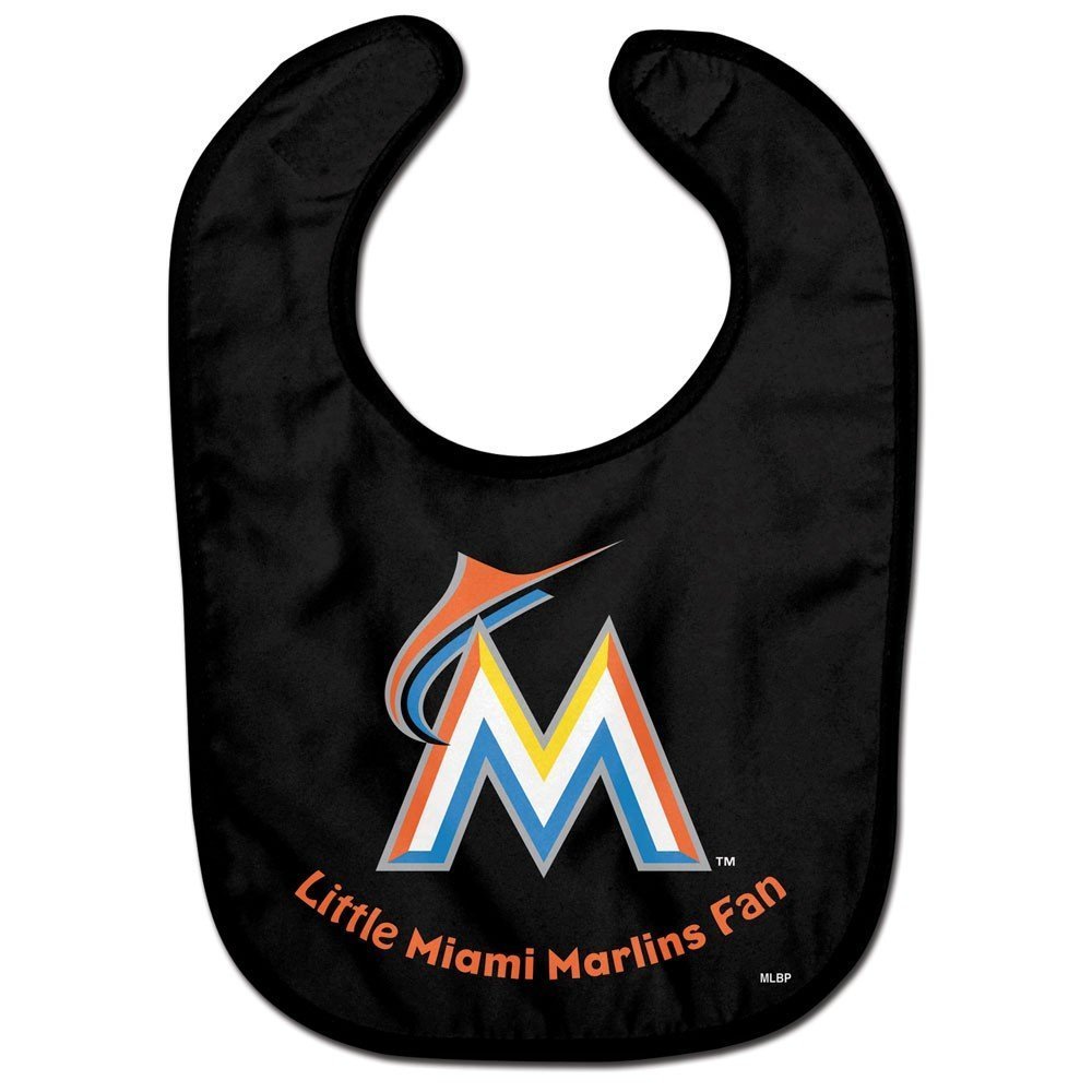 WinCraftMLB Miami Marlins WCRA0116614 All Pro Baby Bib
