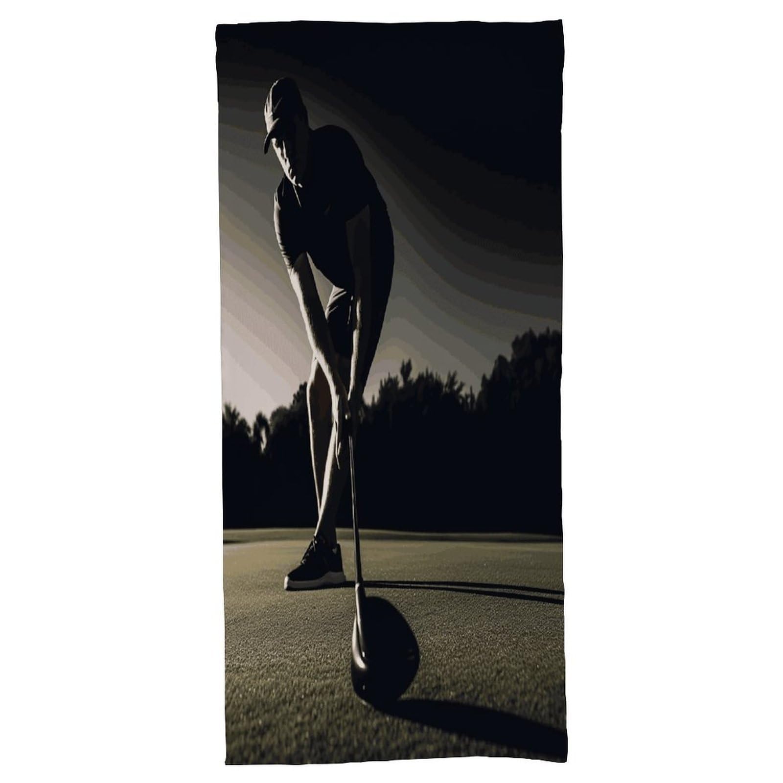 Fekiloot Men's Style Golf Fitness Bath Towel Highly Absorbent,Beach Towels For Wo,Pool Towel Bathroom Essential For Beach,Gym,Travel, Camp