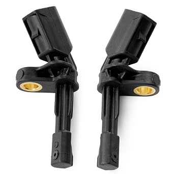 2PCS Rear ABS Wheel Speed Sensor Left & Right Compatible with 2006-2013 Audi A3 Q3 TT, 2005-2022 VW Passat Jetta Beetle Rabbit Golf Eos GTI CC Replace ALS468, ALS468T, ALS469, ALS469T