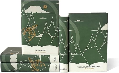 Miniatura 2 de Juniper Books - El Señor de los Anillos - Juego de 5 libros de volumen - Diseño de portada personalizada para la colección J.R.R. Tolkien