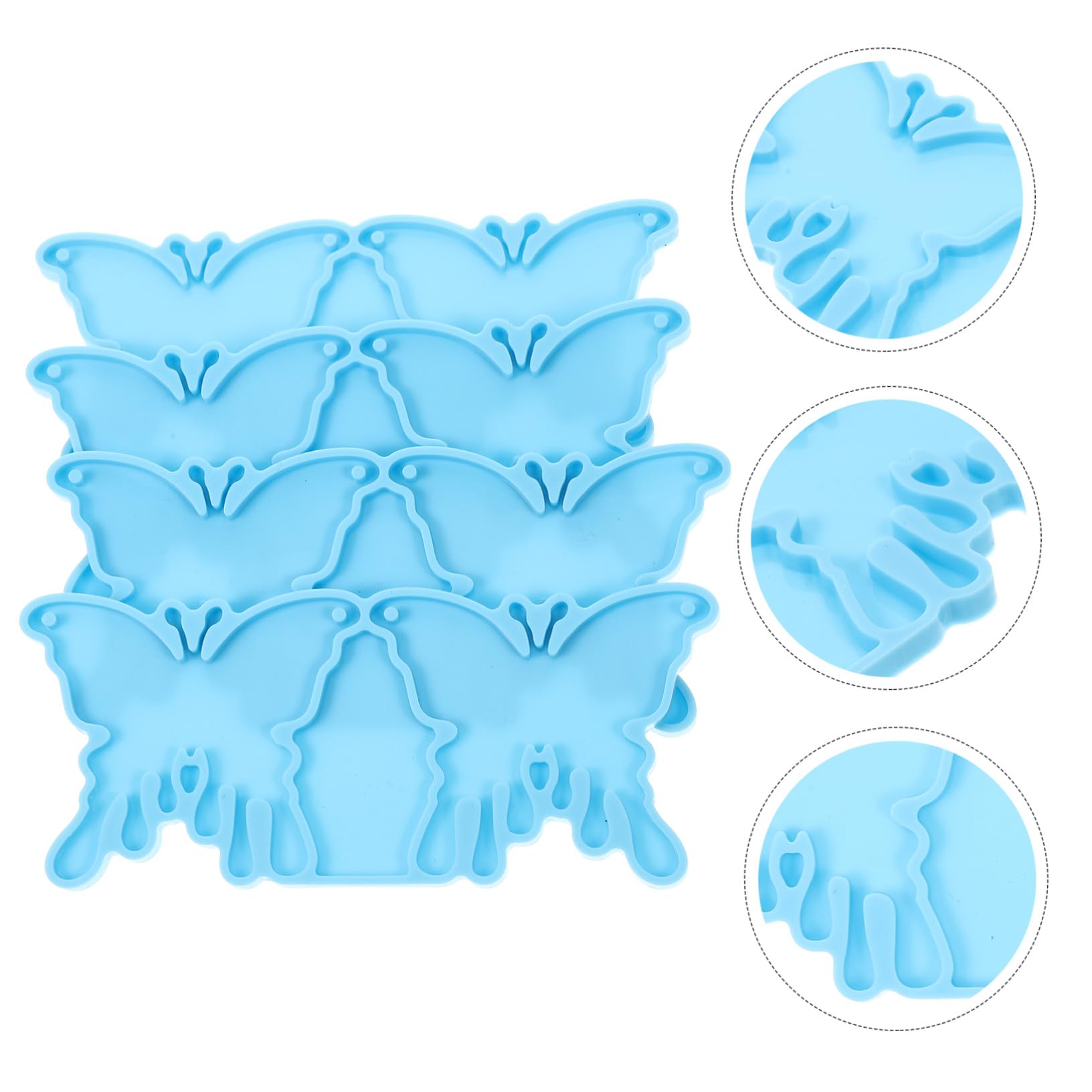 Angoily 16 Stk. Teiliges Silikonform für DIY Ohranhänger Schmuckherstellung Flexible Langlebige Gießform mit Einzigartigen Designs für Anhänger Ohrringe Vielseitig für Epoxidharz und