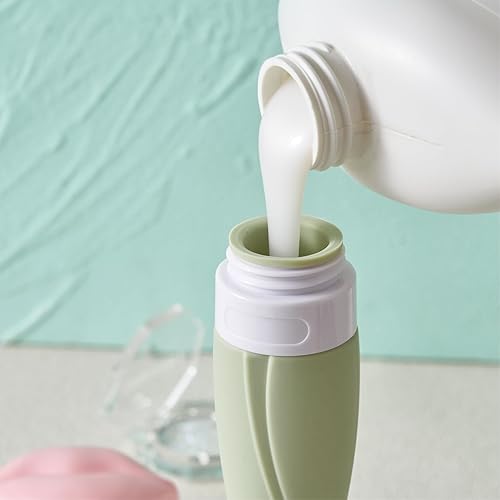 Miniatura 3 de INSFIT Botellas de viaje portátiles aprobadas por la TSA, 2 onzas, a prueba de fugas, sin BPA, recipientes de aseo de tamaño cosmético para hombres