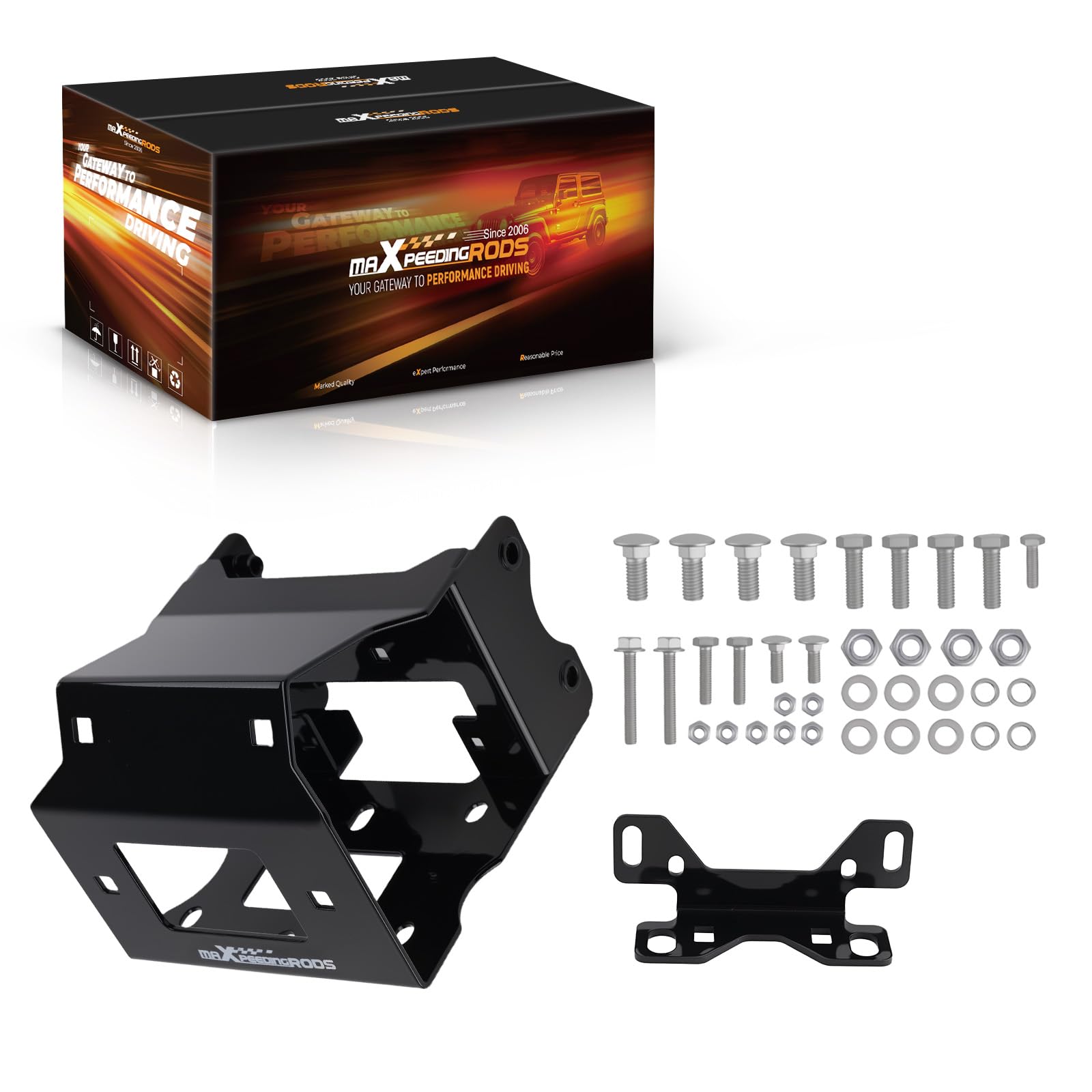 あい　SHOP Amazon.com: maXpeedingrods Winch Mount Plate for Polaris Sportsman