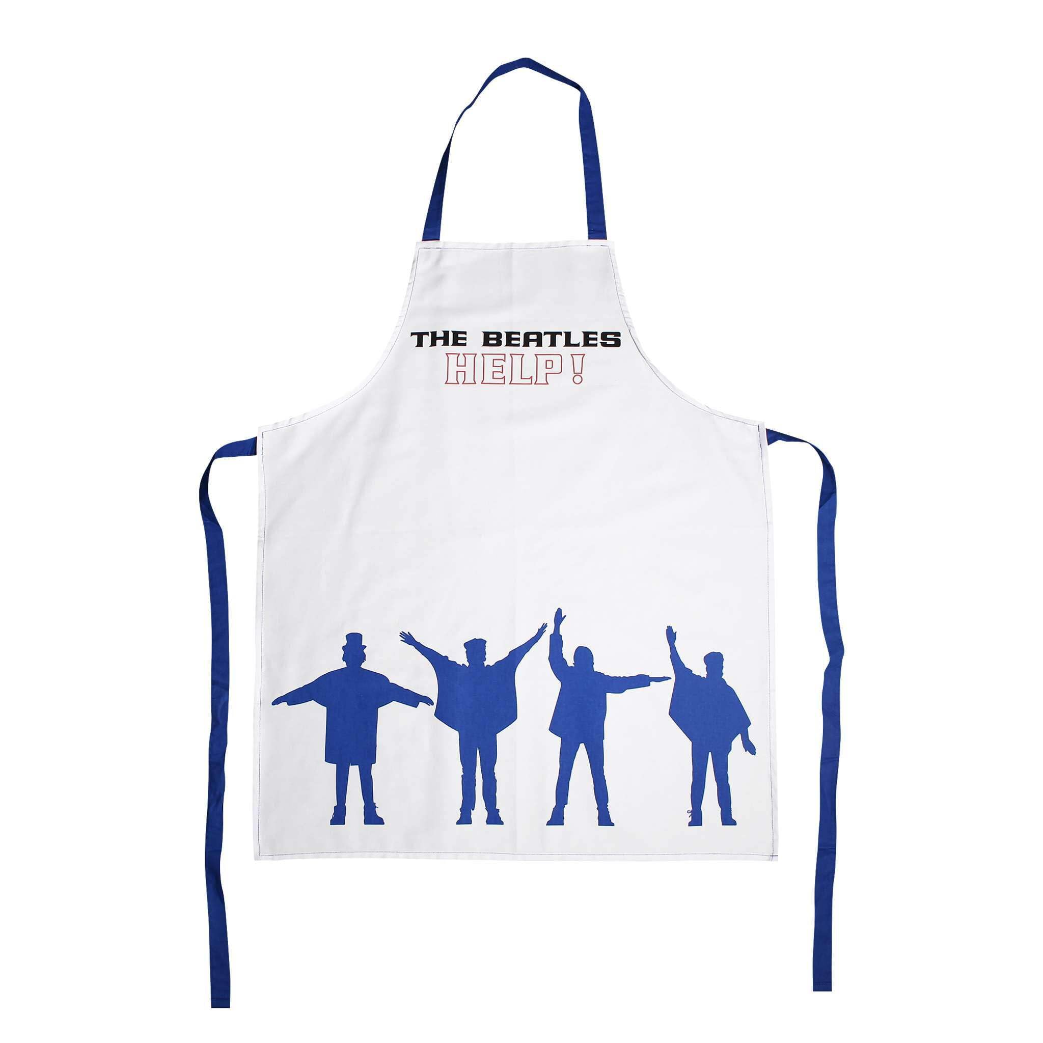 Half Moon Bay | The Beatles | Help! Album Silhouette | Recycled Cotton Kitchen Apron | Official Merchandise | BBQ Grilling & Cooking Gift | Father’s Day 2026 Gift for Dad