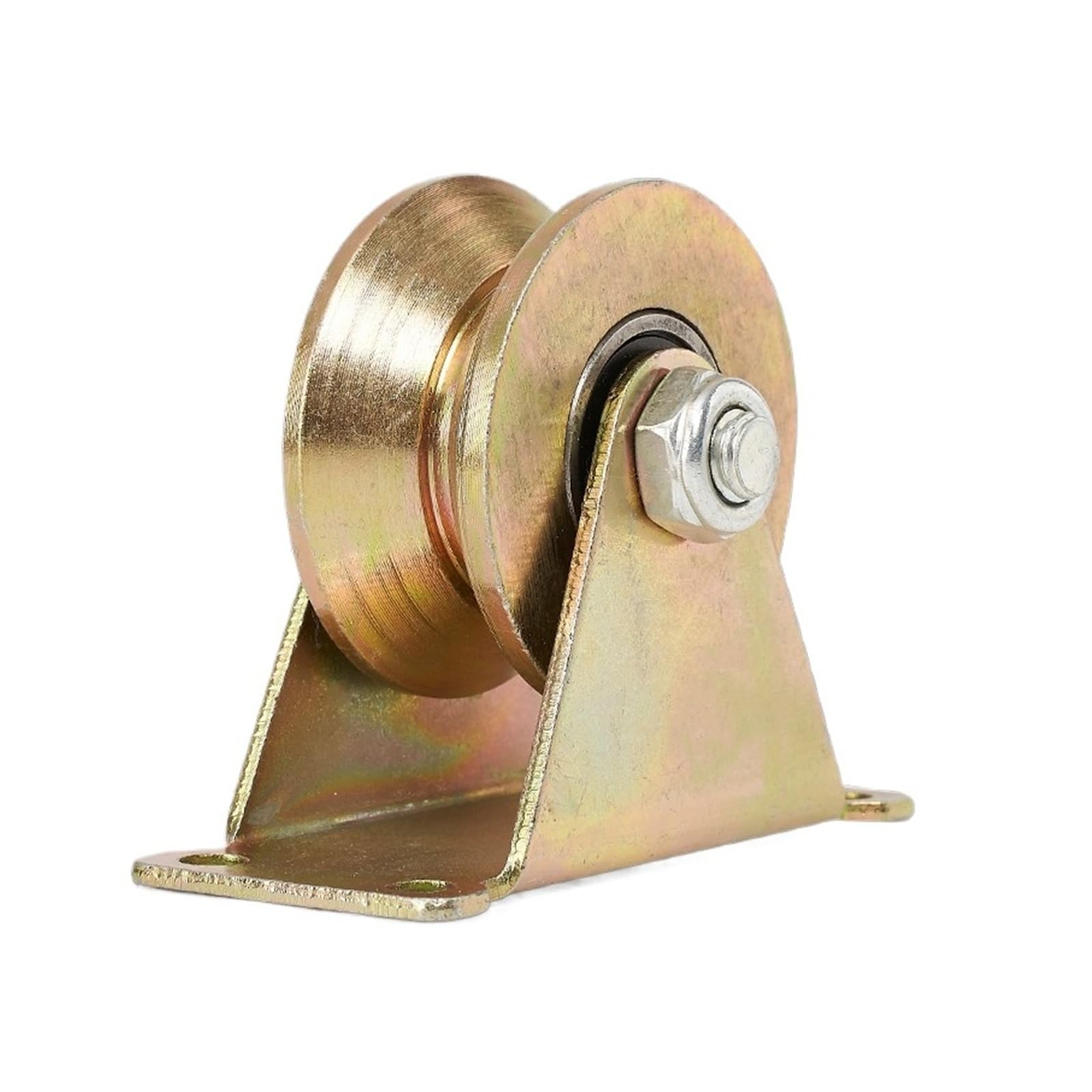 Koła pasowe typu V o rozmiarach 1,2", 2", 2,5", 3", 4", ze stali nierdzewnej, zblocza typu V, rolki do zbloczy z łożyskami kulkowymi(2.5"(60mm)-4pc)