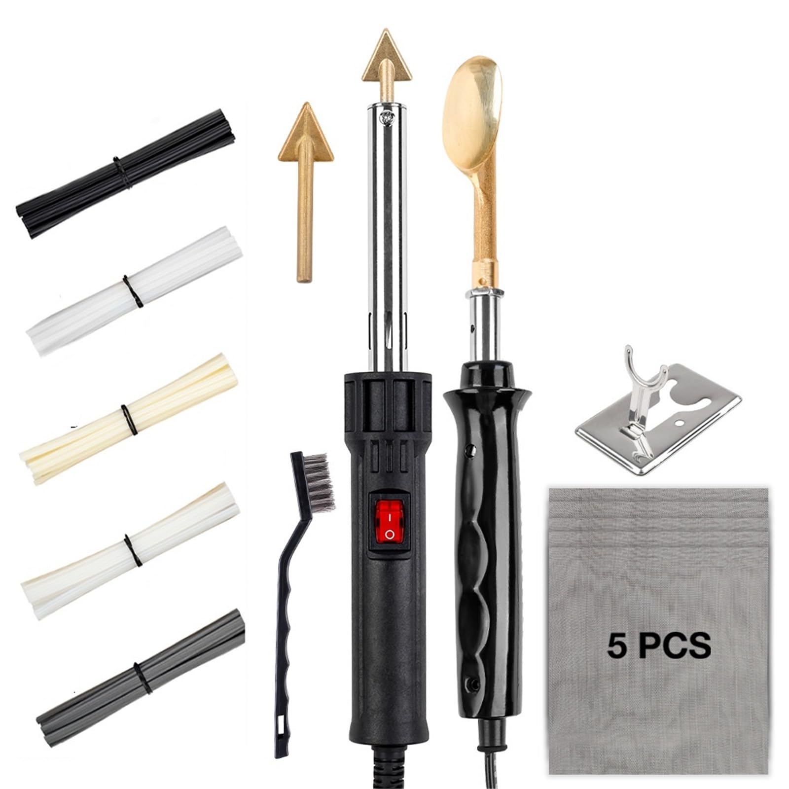 50W/150W naprawa zderzaka samochodowego zestaw do lutowania domowe skórzane narzędzia prasowania, spawarka tworzyw sztucznych z PP PE PVC ABS(50W 150W SET)