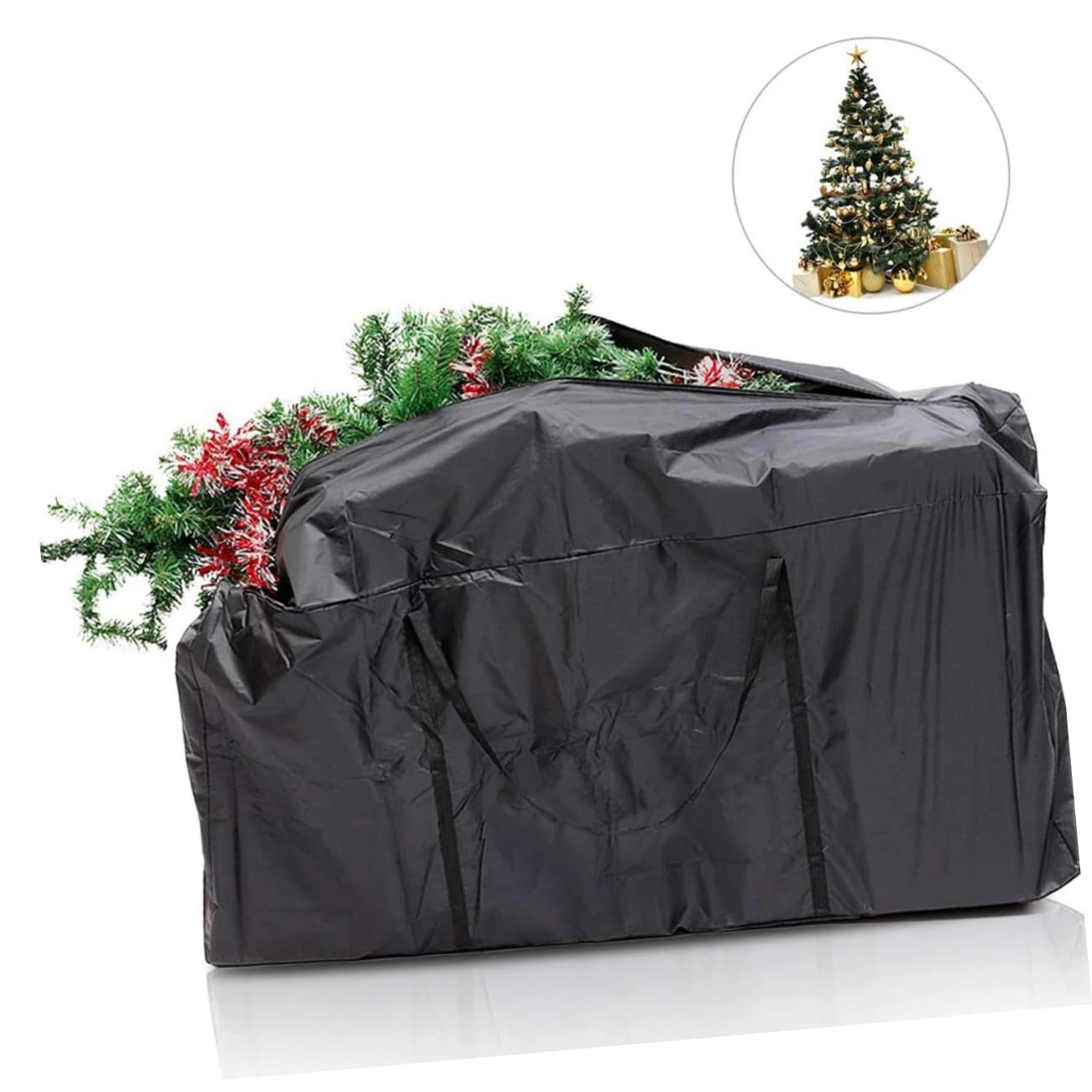 Zerodeko 2 Stück Stilvolle Weihnachtsbaum-tasche Zur Aufbewahrung Strapazierfähig Für Die Saison