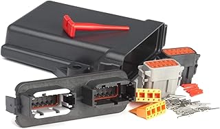 Deutsch DTM 24 Contact PCB Circuit Board Enclosure Kit-Single End-Black